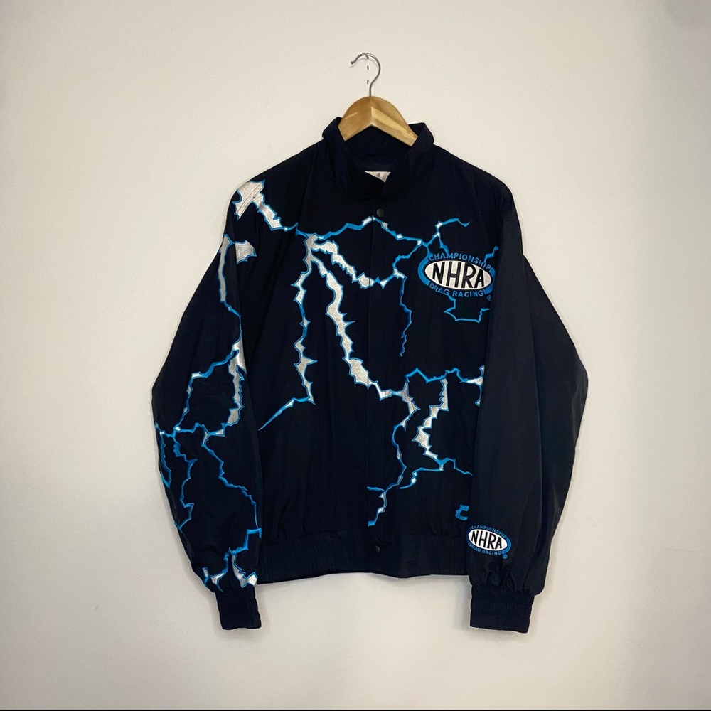 Vintage Embroidered NHRA Championship Racing Jacket